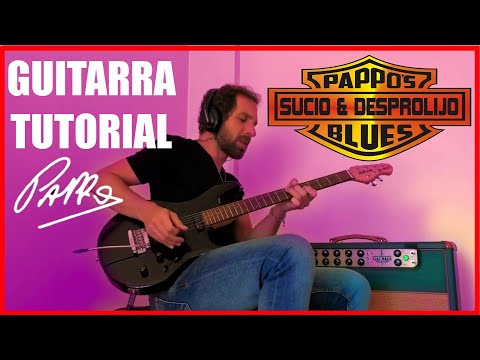 🎸Cómo Tocar SUCIO y DESPROLIJO Pappo&#039;s Blues TUTORIAL (Cover Completo)✅