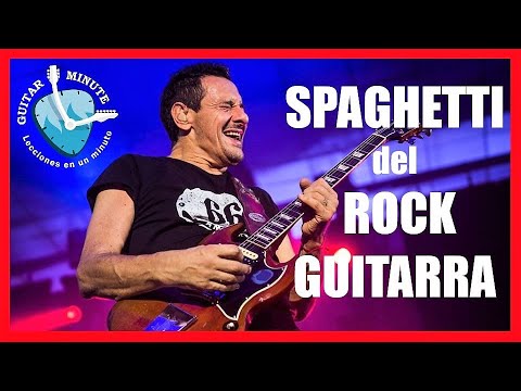 🎸 Aprende Como Tocar SPAGHETTI del ROCK (DIVIDIDOS) Tutorial Solo de Guitarra de Ricardo Mollo 🔥