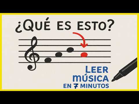 🎼 Cómo Leer Partituras en 7&#039; (desde cero) ✅