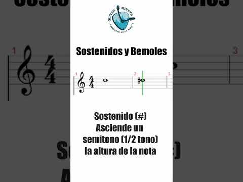 🎶 Sostenidos y Bemoles (Notas Musicales) 🎼