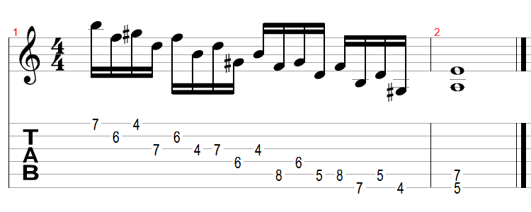 Arpegio Disminuido LICK 3