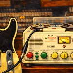 Usó un grabador como amplificador